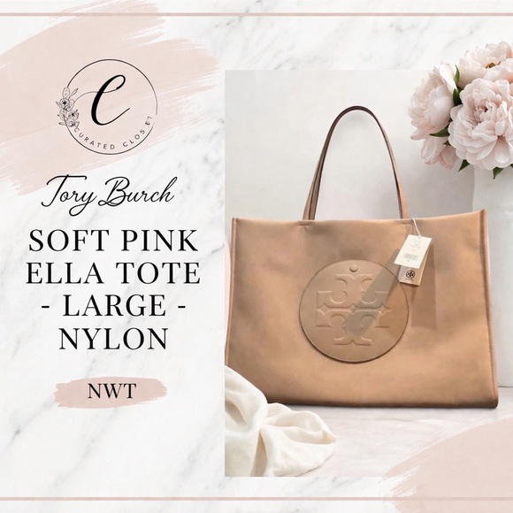 Tory Burch Handbags - ***NEW***Tory Burch Blush Pink Ella Tote XL